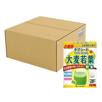 Yamamoto Kanpoh 山本漢方 日本大麥若葉粉末 + 奇亞籽 4公克 X 36包 X 20盒