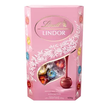 Lindt Lindor 綜合巧克力 粉紅限定版 600公克