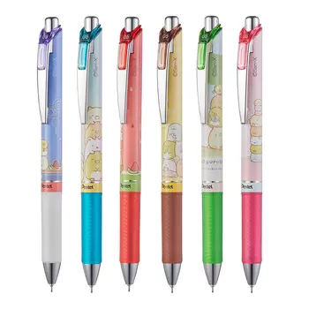 Pentel ENERGEL 極速鋼珠筆套組 0.5公厘 X 6入 角落生物