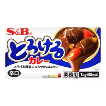 S&B 特樂口元氣咖哩 辛 1公斤