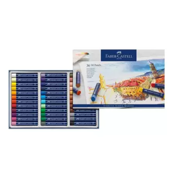 Faber-Castell 輝柏創意工坊油性粉彩條36色