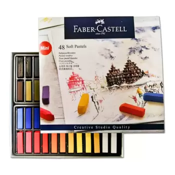 Faber-Castell 輝柏創意工坊軟性粉彩條 48色