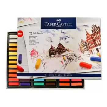 Faber-Castell 輝柏創意工坊軟性粉彩條 72色