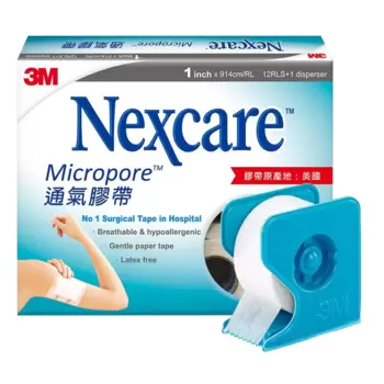 3M Nexcare 通氣膠帶 (未滅菌) 12入