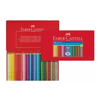 Faber-Castell 輝柏 德國進口握得住水彩色鉛筆 36入