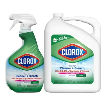 Clorox 高樂氏 漂白清潔劑 噴槍瓶 946毫升 + 補充瓶 5.32公升